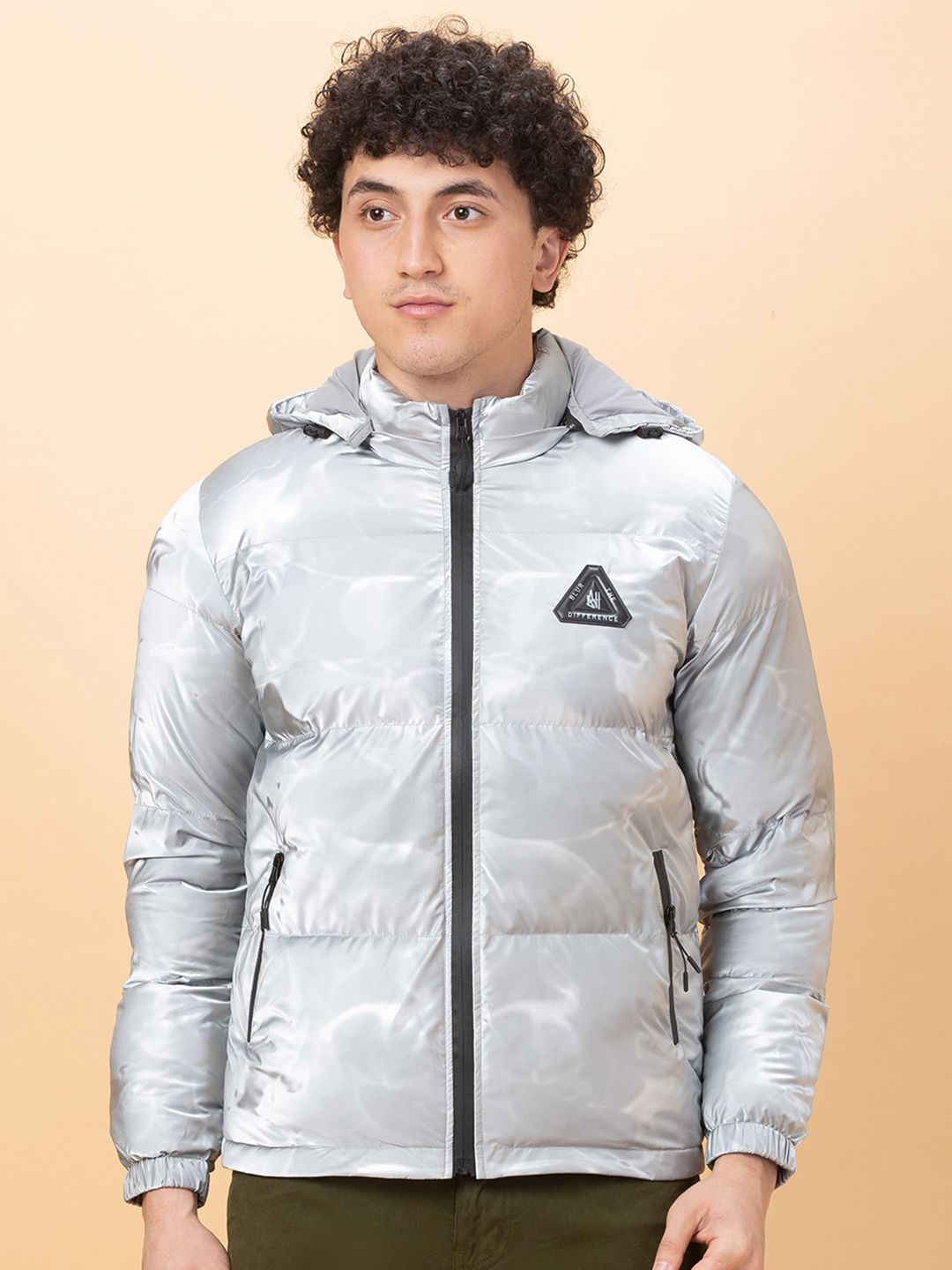 

Being Human Padded Jacket, Silver