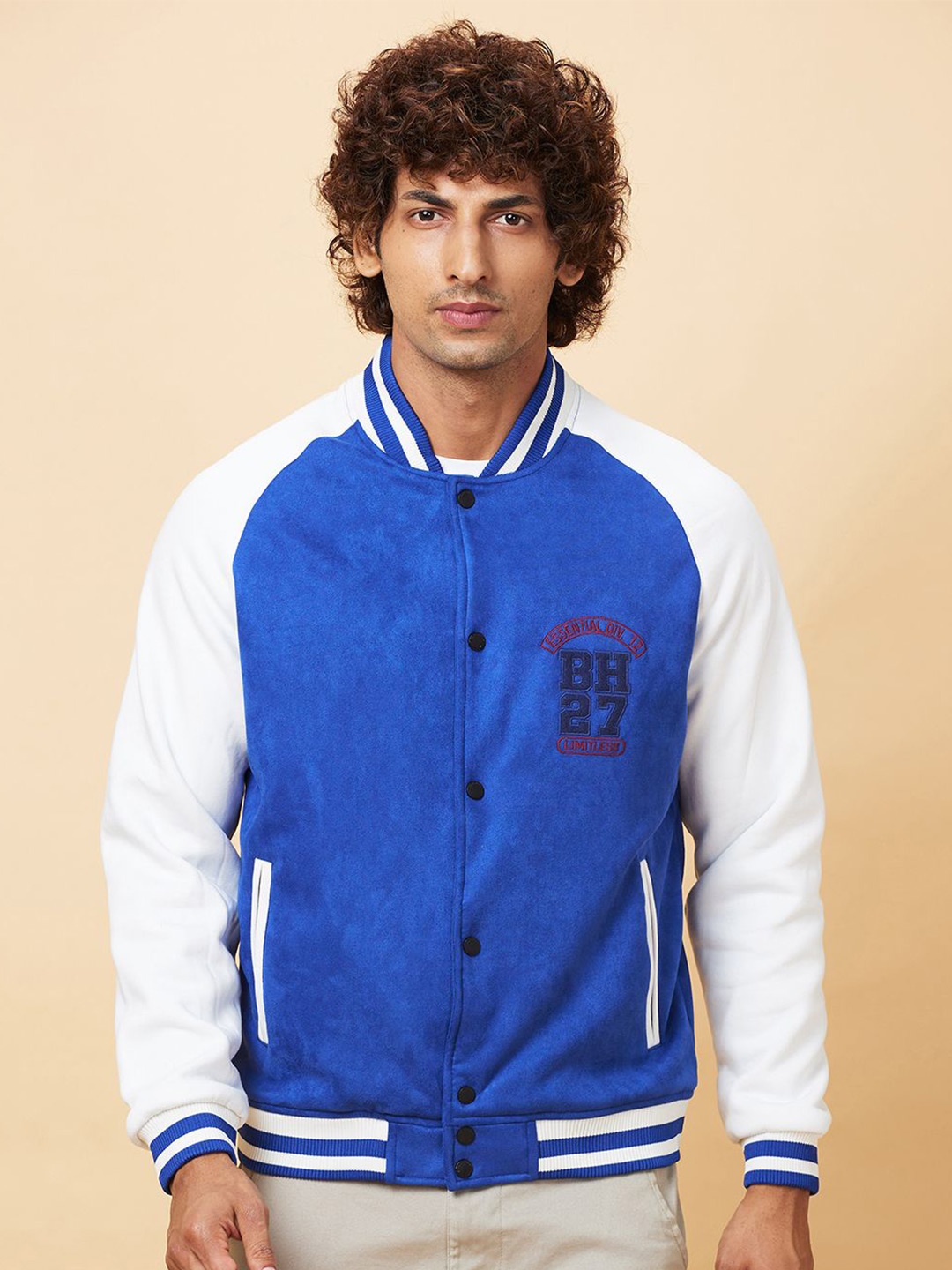 

Being Human Long Sleeves Jacket, Blue