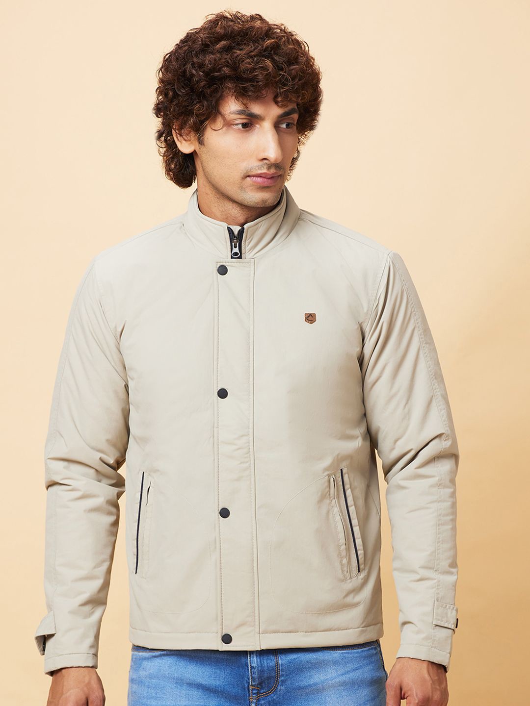 

Being Human Bomber Jacket, Beige