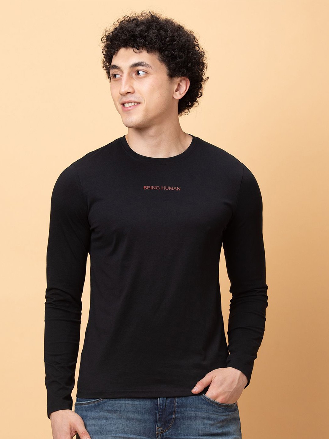 

Being Human Pullover Sweatshirt, Black