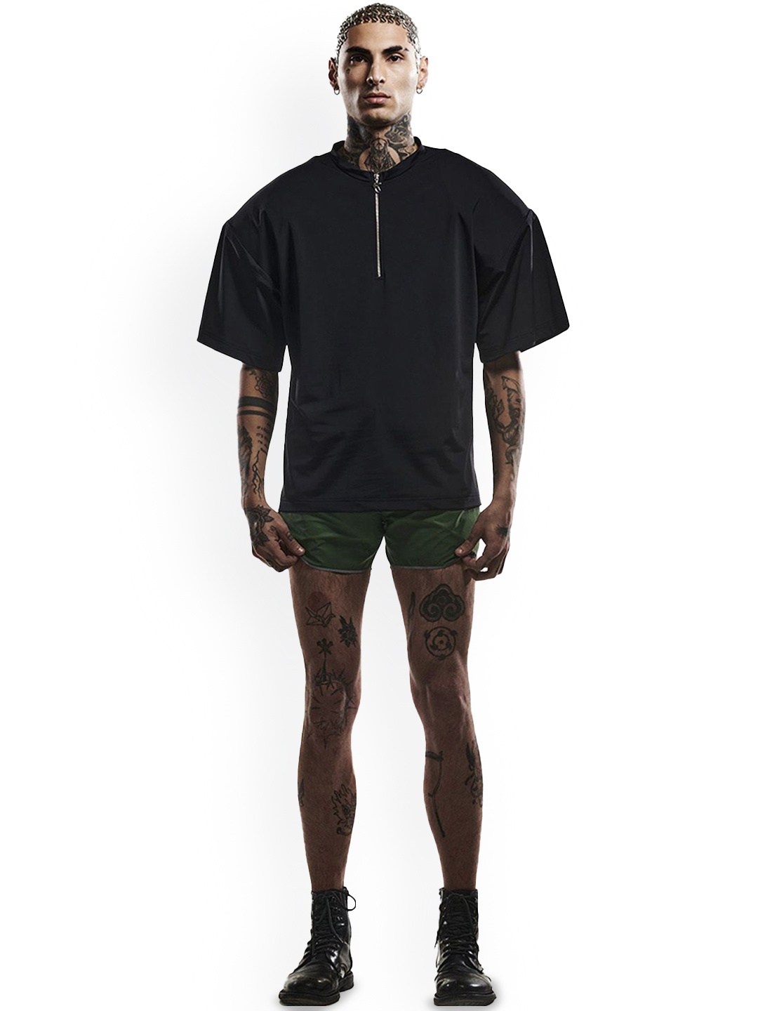 

BLONI Men Sports Shorts, Green