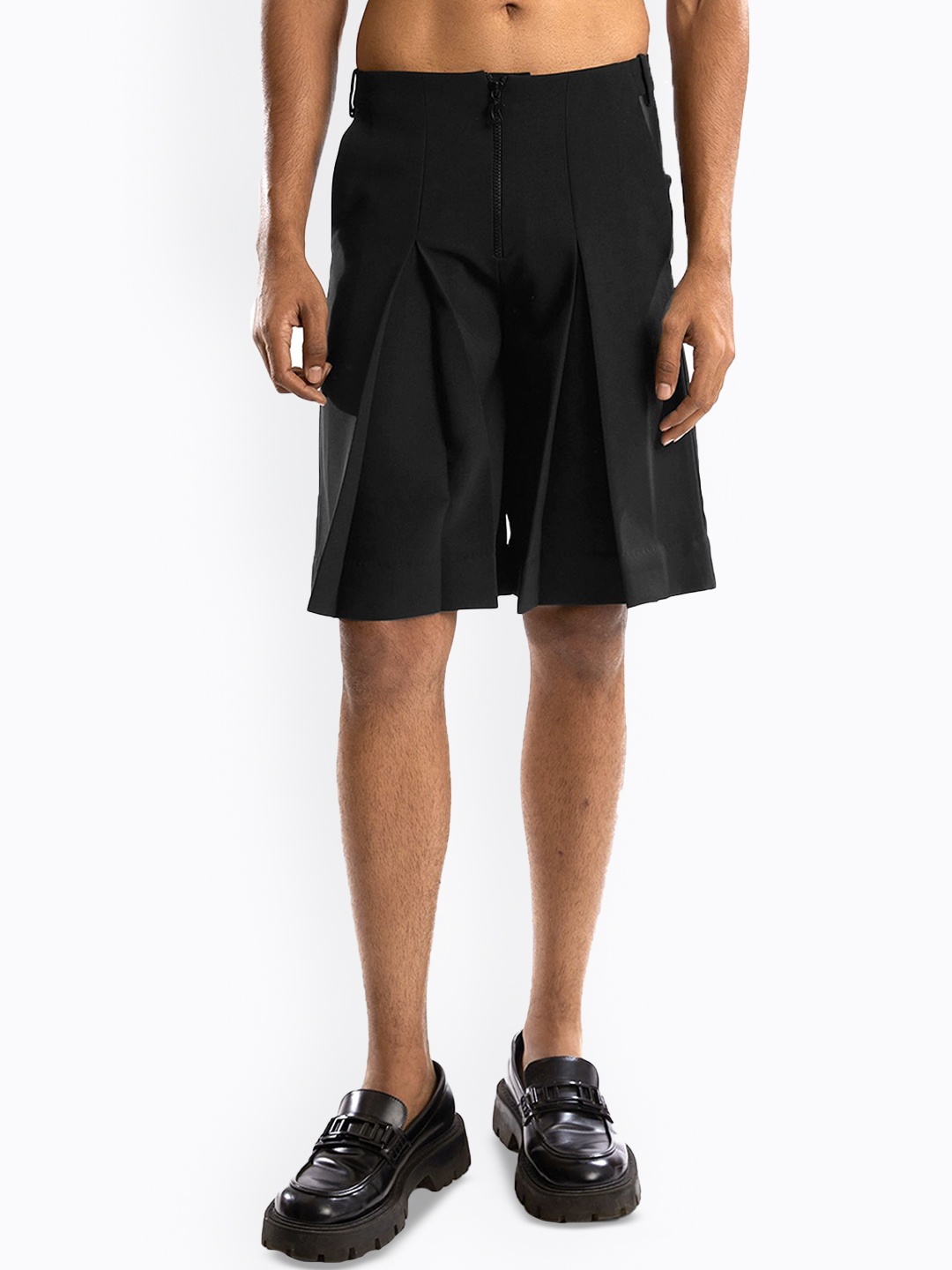 

BLONI Men Chino Shorts, Black