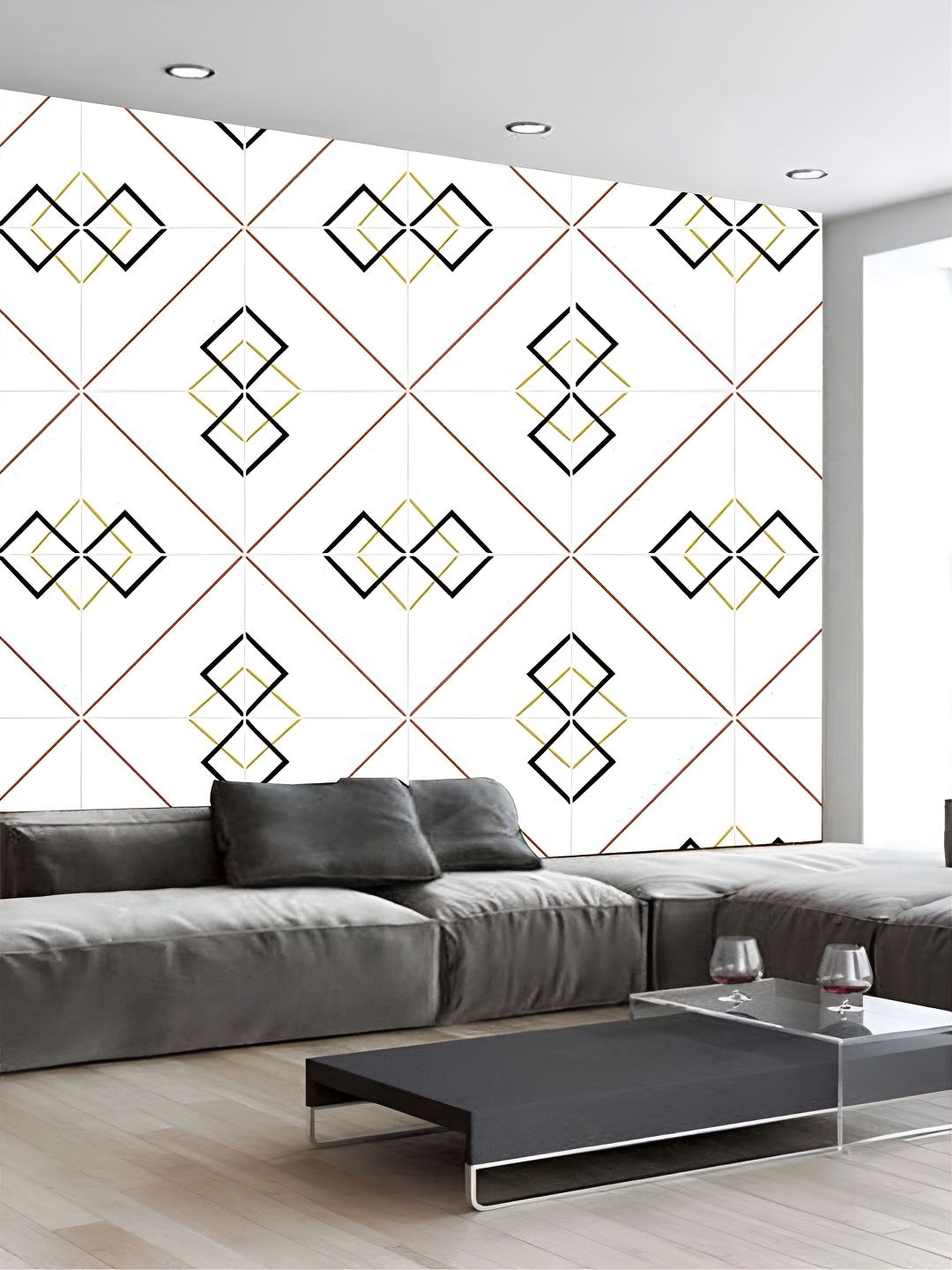 

Aura White & Blue Self Adhesive Wall Sticker
