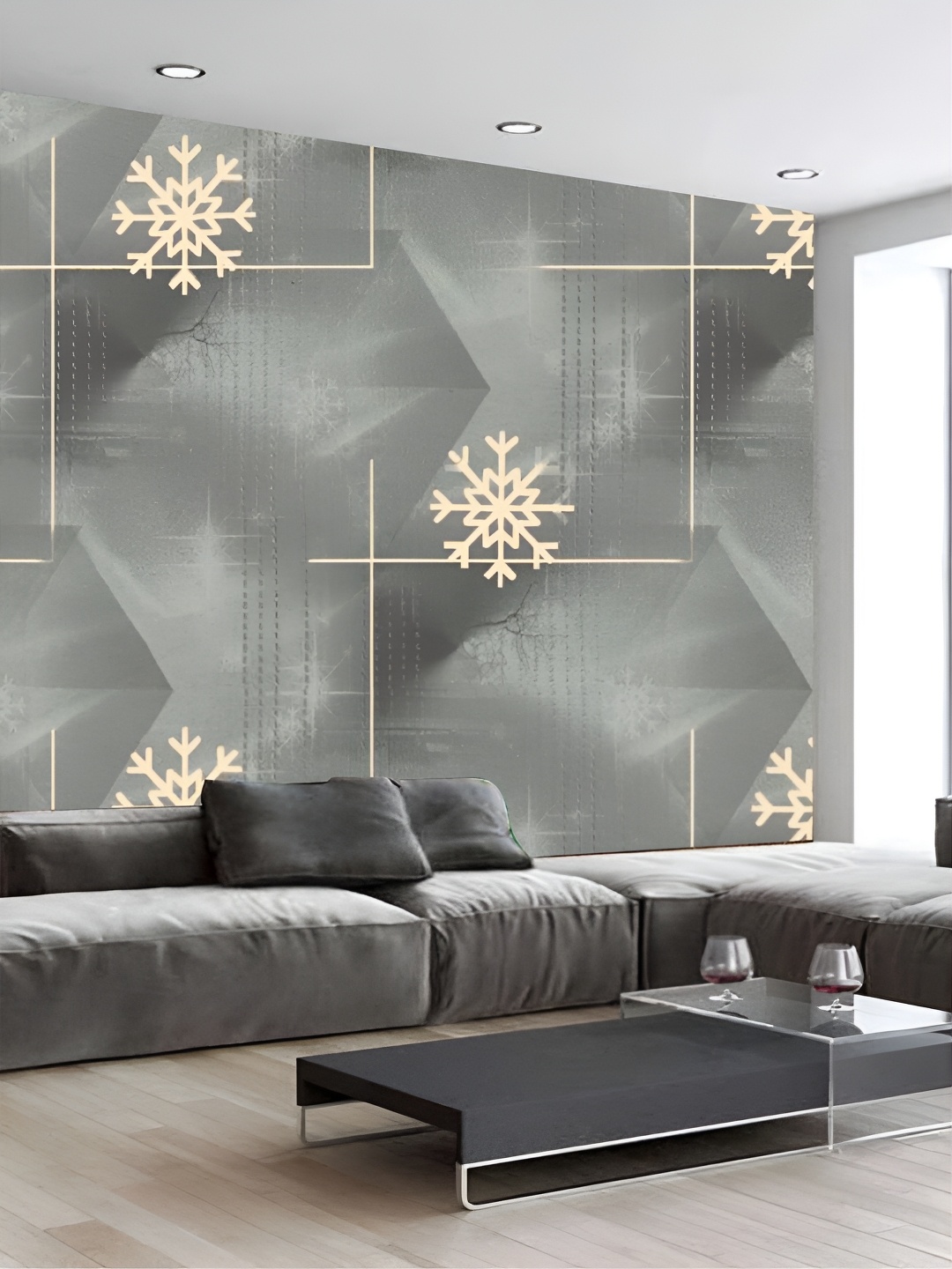 

Aura Grey & Beige 3D Floral Printed Self Adhesive Wall Sticker