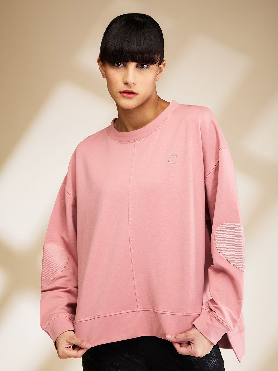 

Being Human Women Sweatshirt, Pink