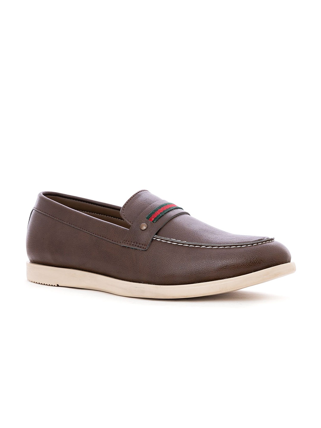 

Khadims Men Colourblocked Loafers, Brown