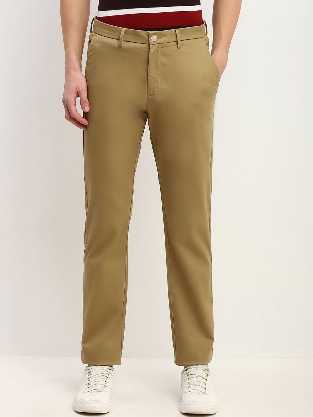 

Allen Solly Men Trousers, Brown