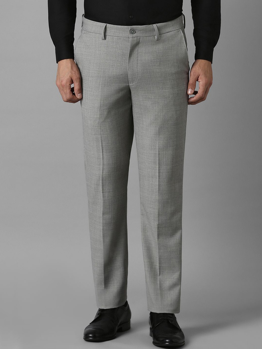 

Louis Philippe Men Slim Fit Trousers, Grey