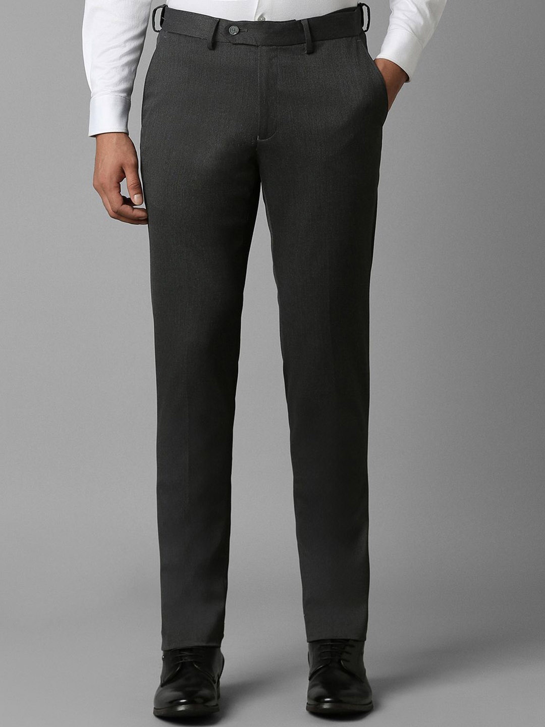 

Louis Philippe Men Slim Fit Trousers, Grey