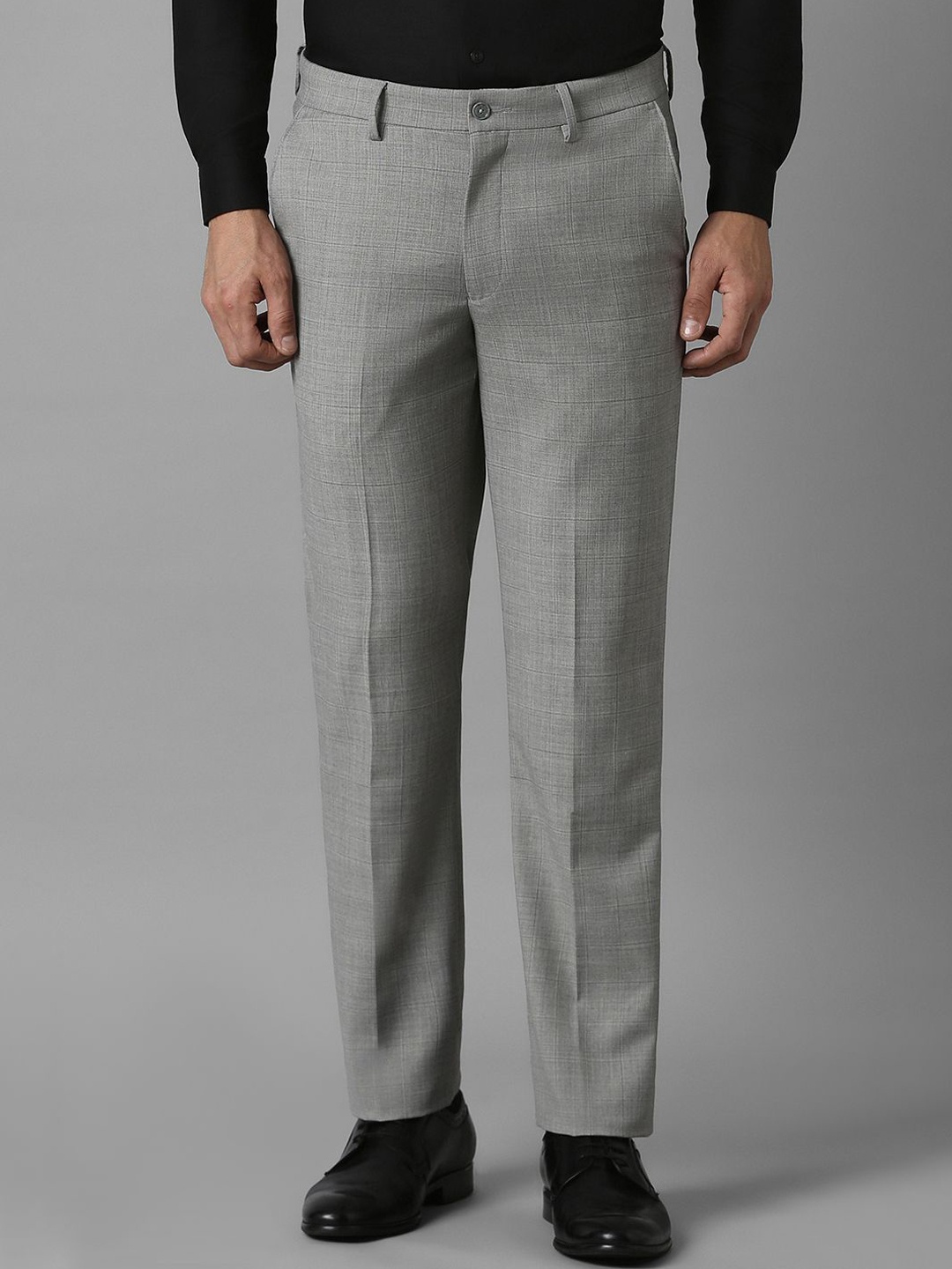 

Louis Philippe Men Slim Fit Trousers, Grey