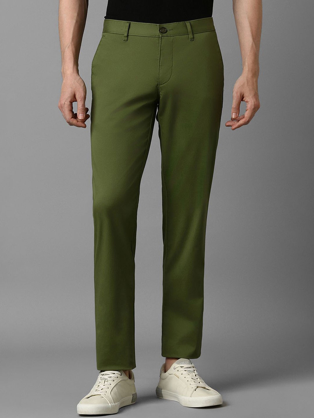 

Louis Philippe Sport Men Slim Fit Trousers, Green