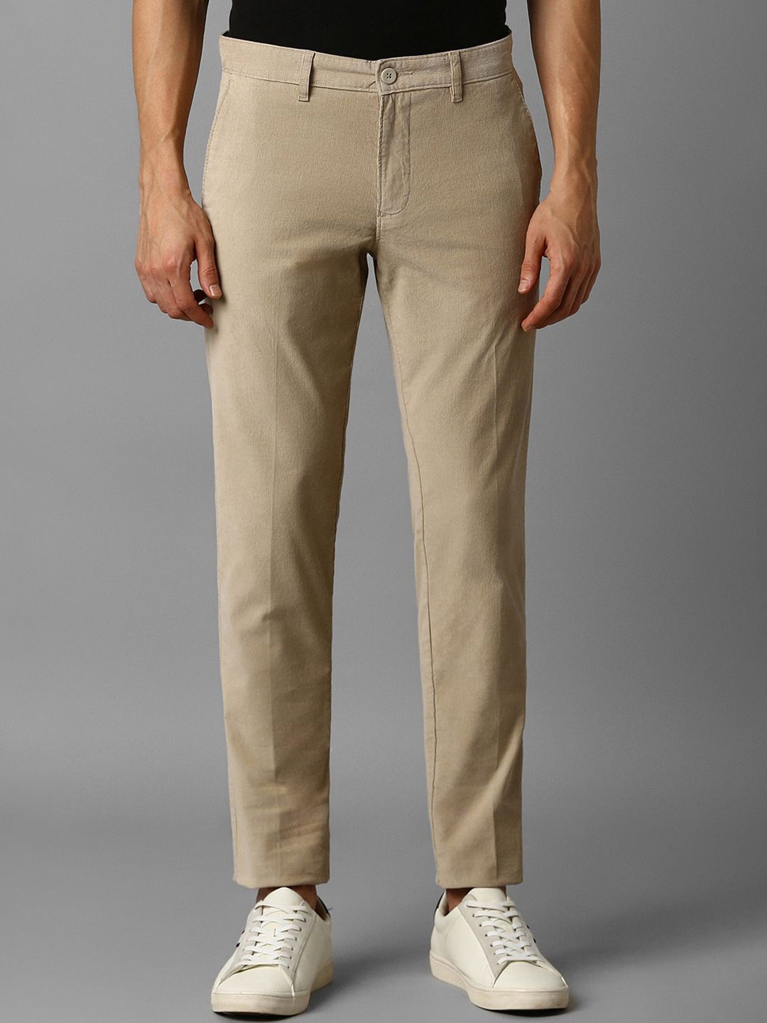 

Louis Philippe Sport Men Slim Fit Trousers, Khaki