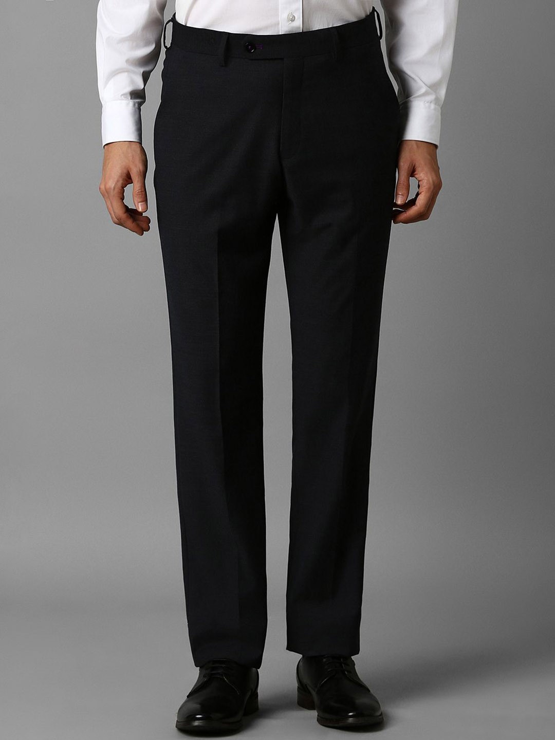

Luxure by Louis Philippe Men Slim Fit Trousers, Black