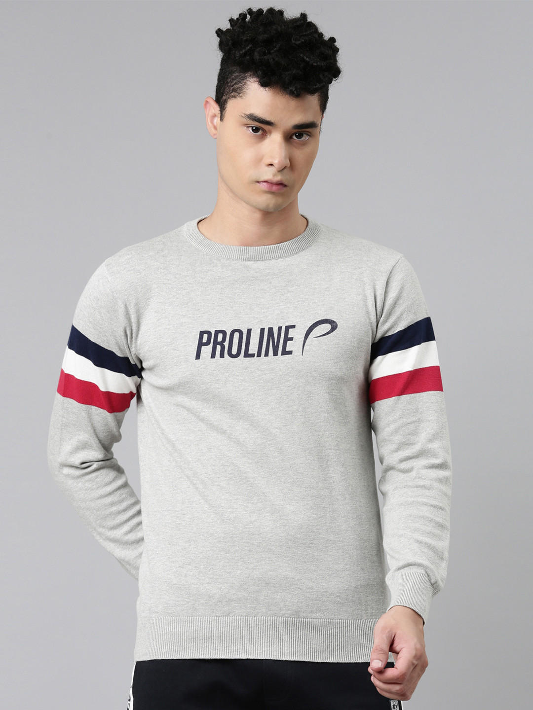 

Proline Men Woollen Pullover, Grey