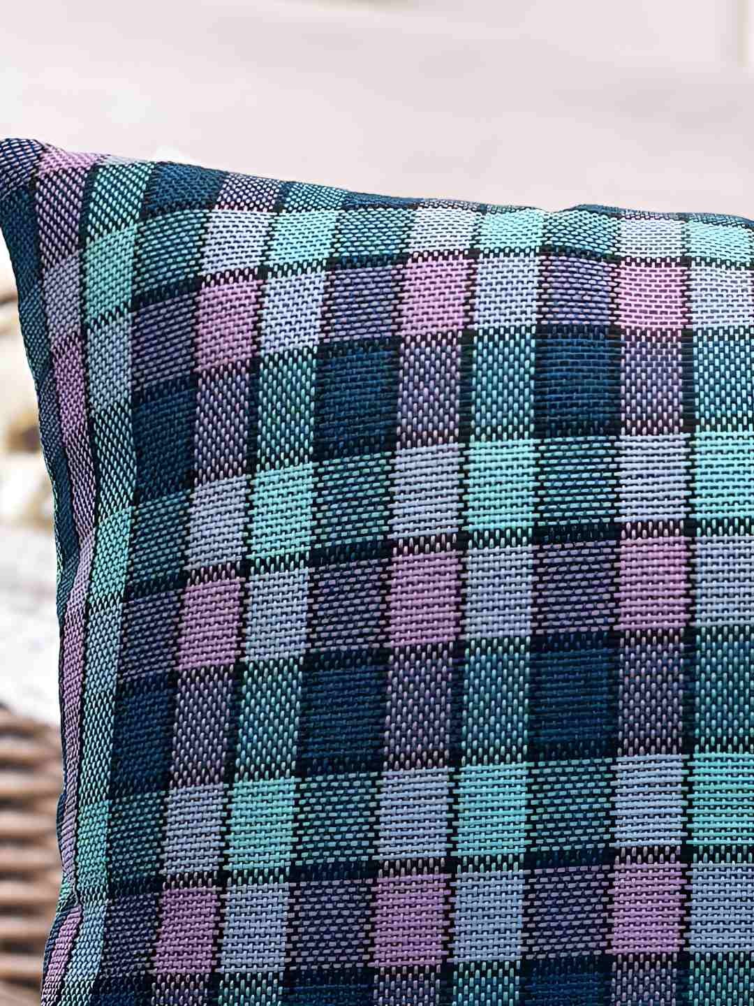 

CASA-NEST Blue Set of 5 Square Cushion Covers