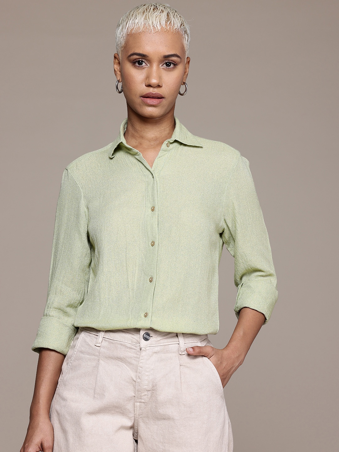 

Roadster Casual Shirt, Green