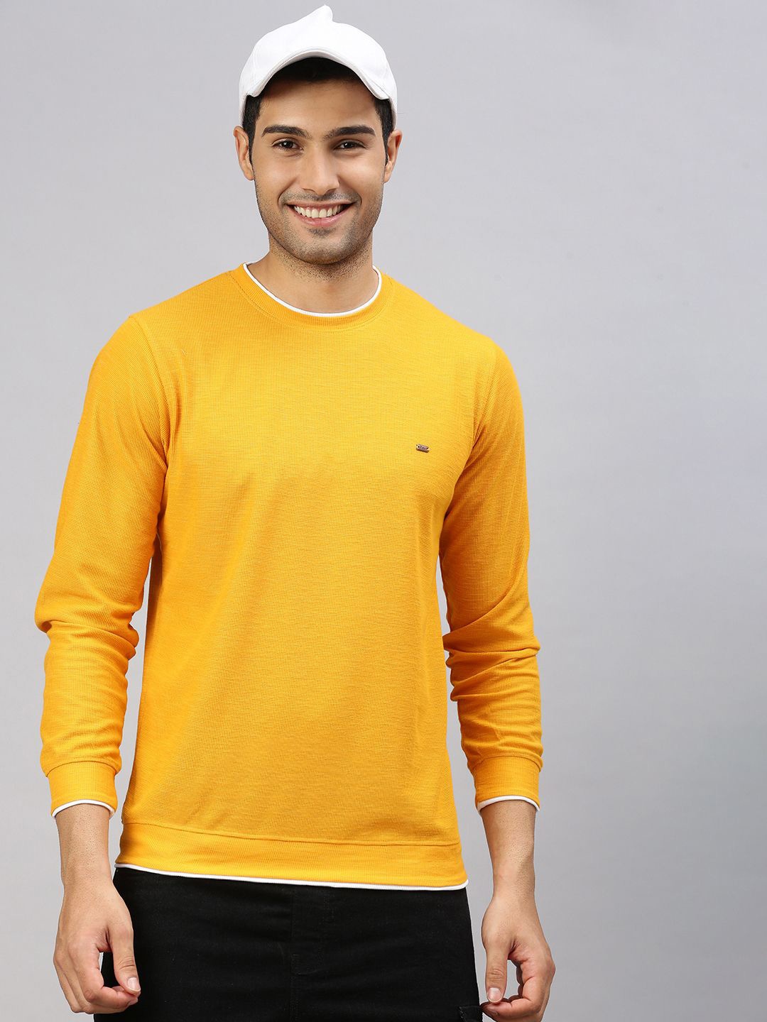 

ZEDD Men Sweatshirt, Mustard
