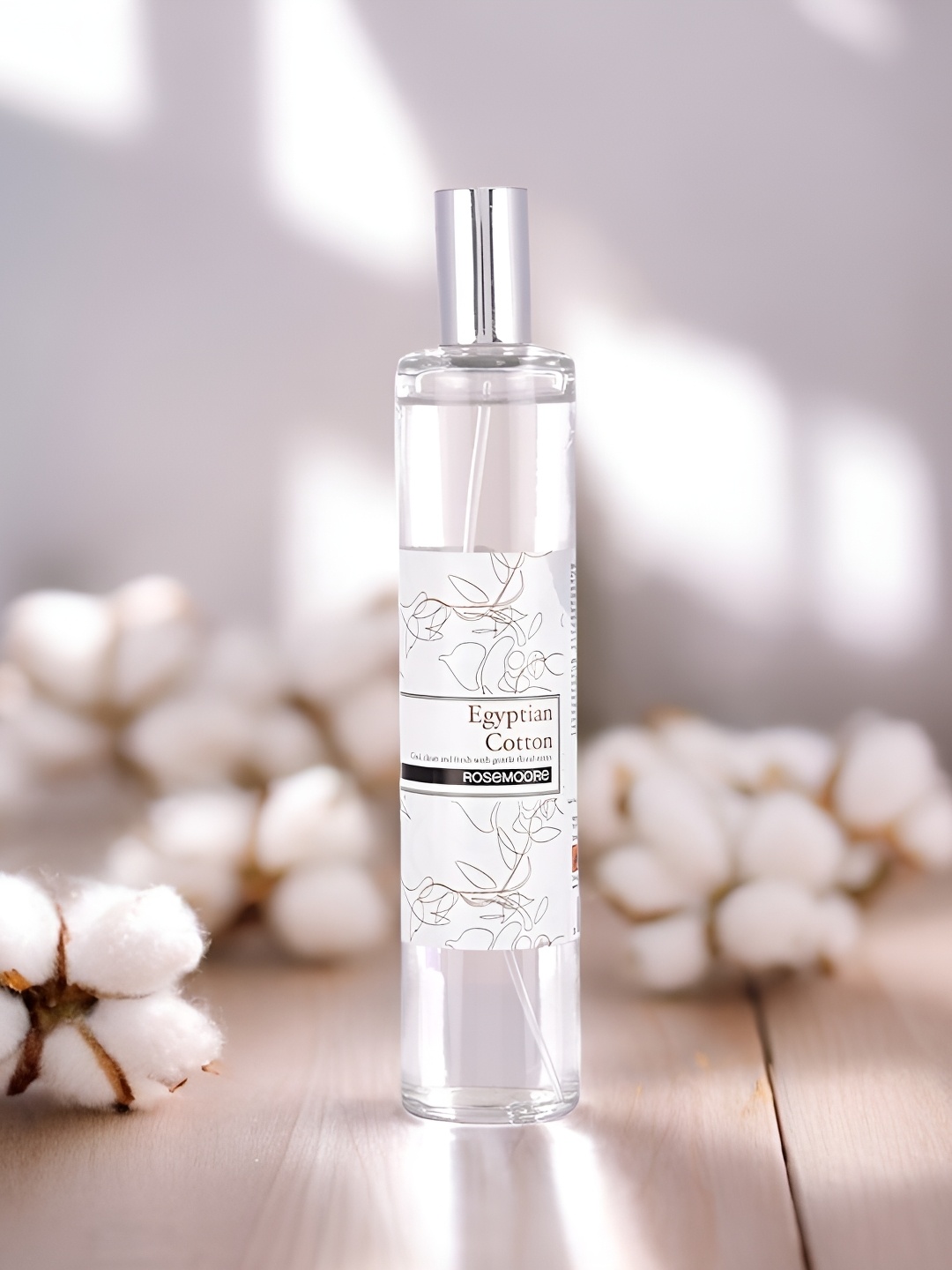 

ROSEMOORe Egyptian Cotton Air Room Freshener-100ml, Transparent