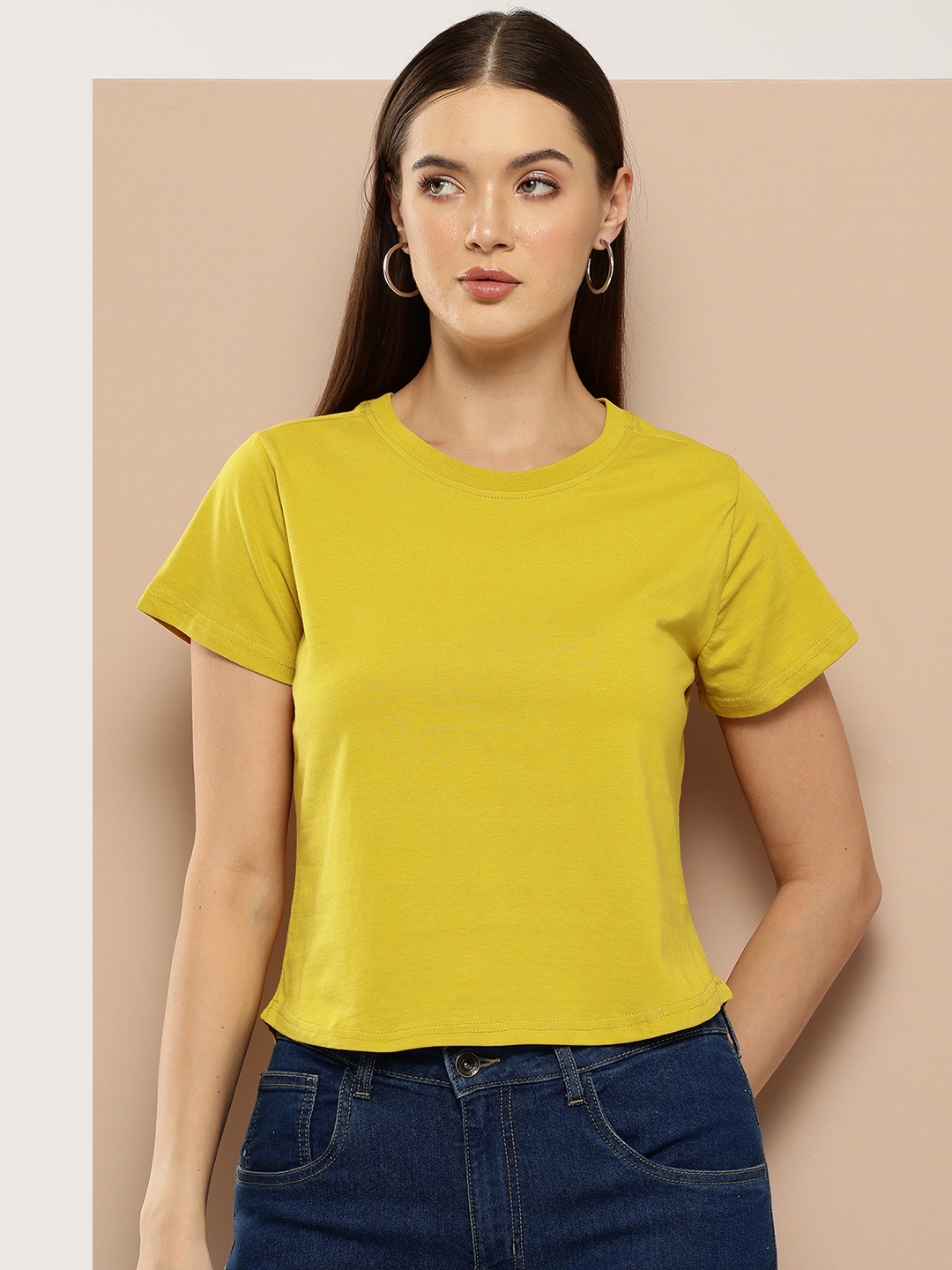 

Chemistry Pure Cotton T-shirt, Mustard