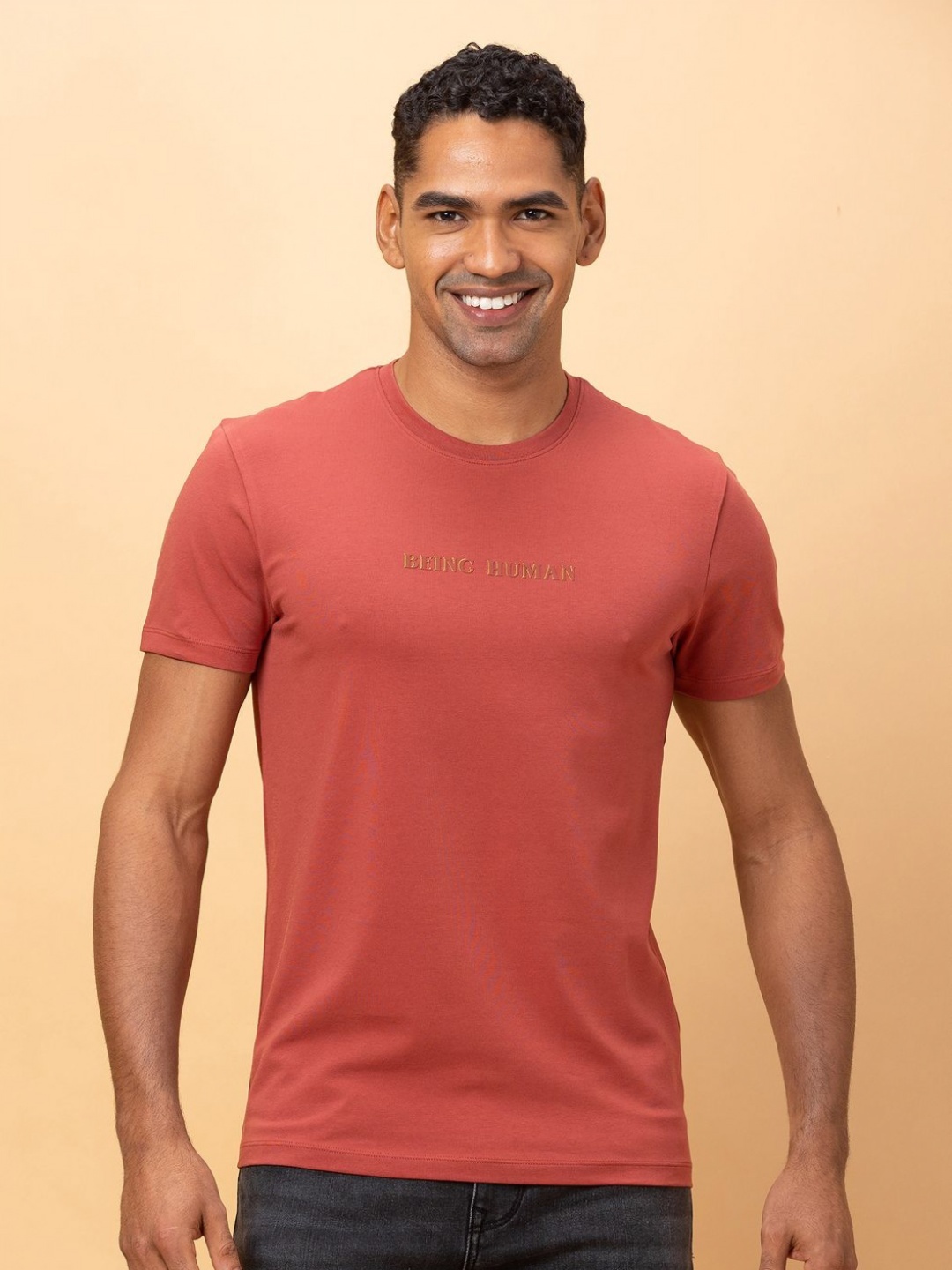 

Being Human Men Pockets T-shirt, Orange