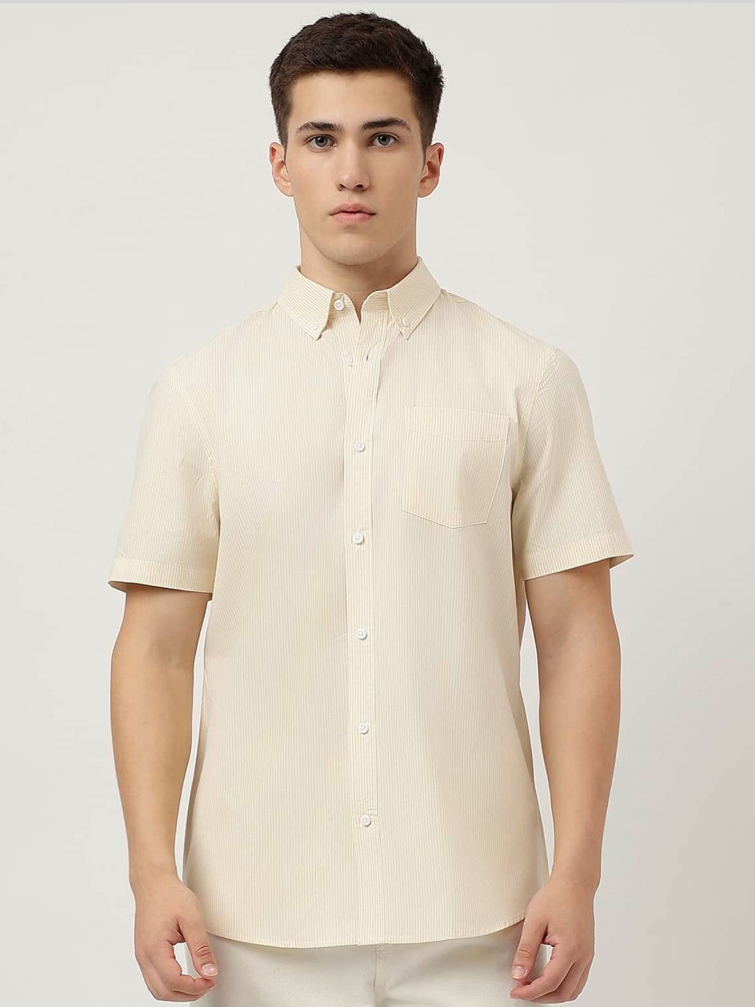 

Marks & Spencer Men Opaque Casual Shirt, Yellow