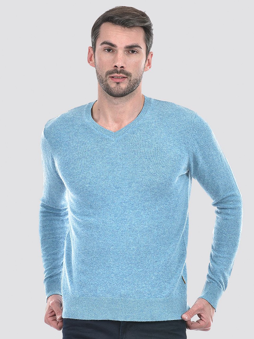 

Numero Uno Men Woollen Pullover, Blue