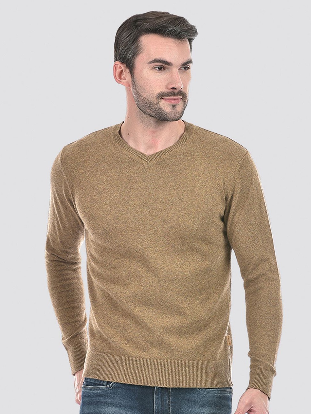 

Numero Uno Men Woollen Pullover, Brown