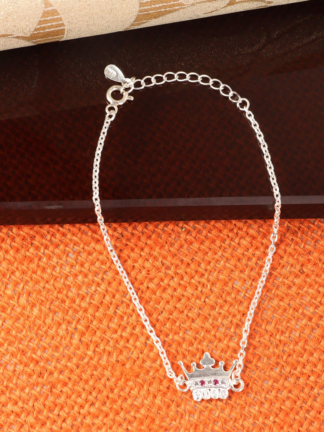 

Silver Chest 925 Sterling Silver-Plated Adjustable Bracelet