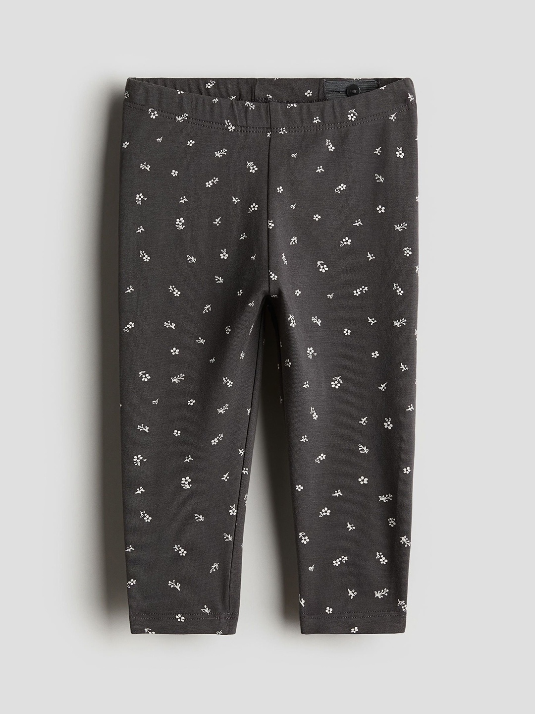 

H&M Infant Girls Cotton Leggings, Grey