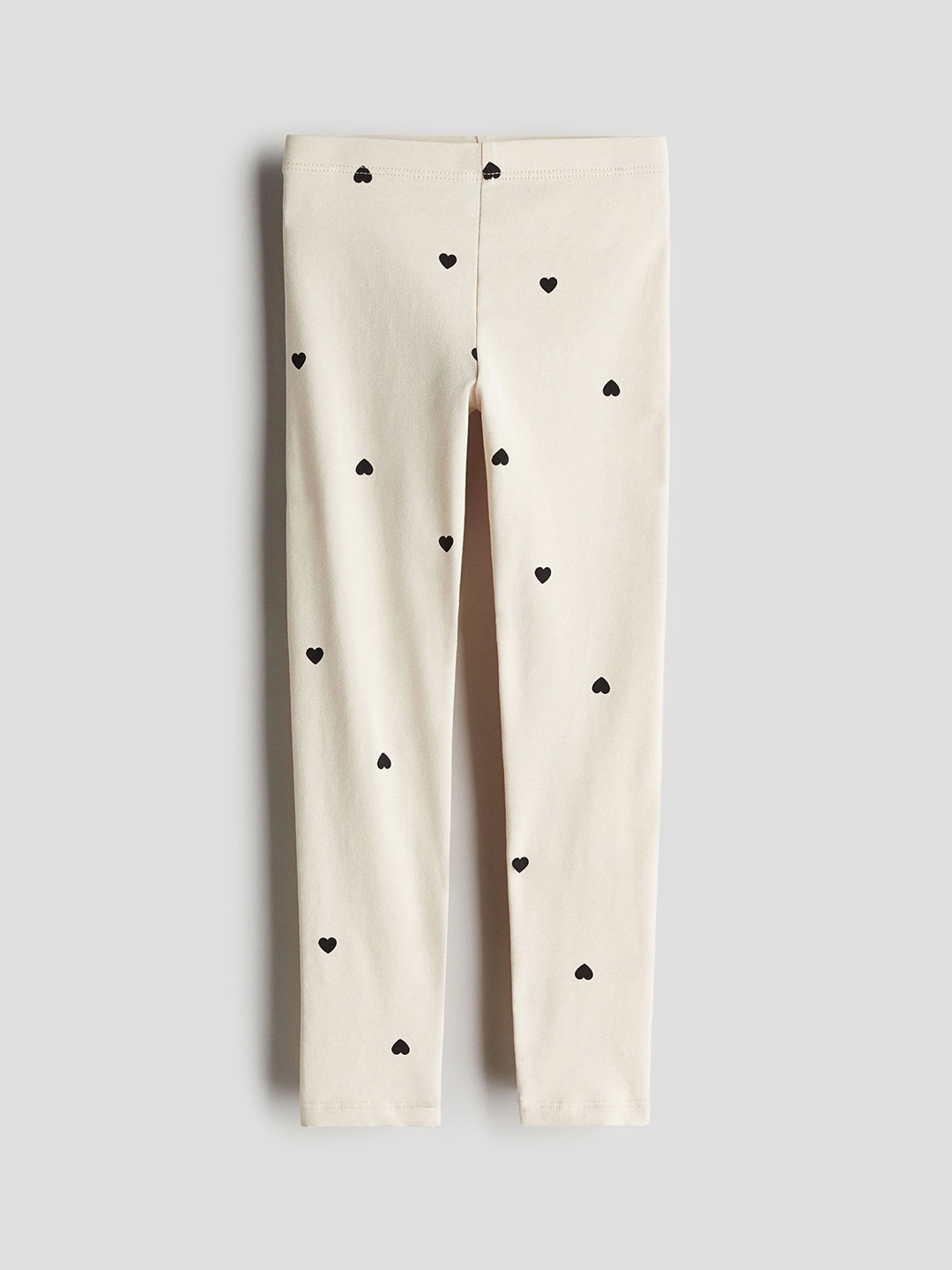 

H&M Girls Printed Leggings, Beige
