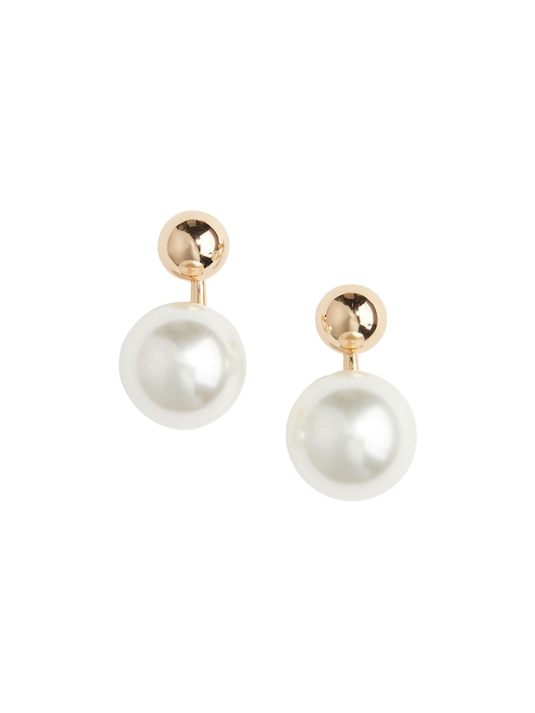 

H&M Sphere-Detail Stud Earrings, White