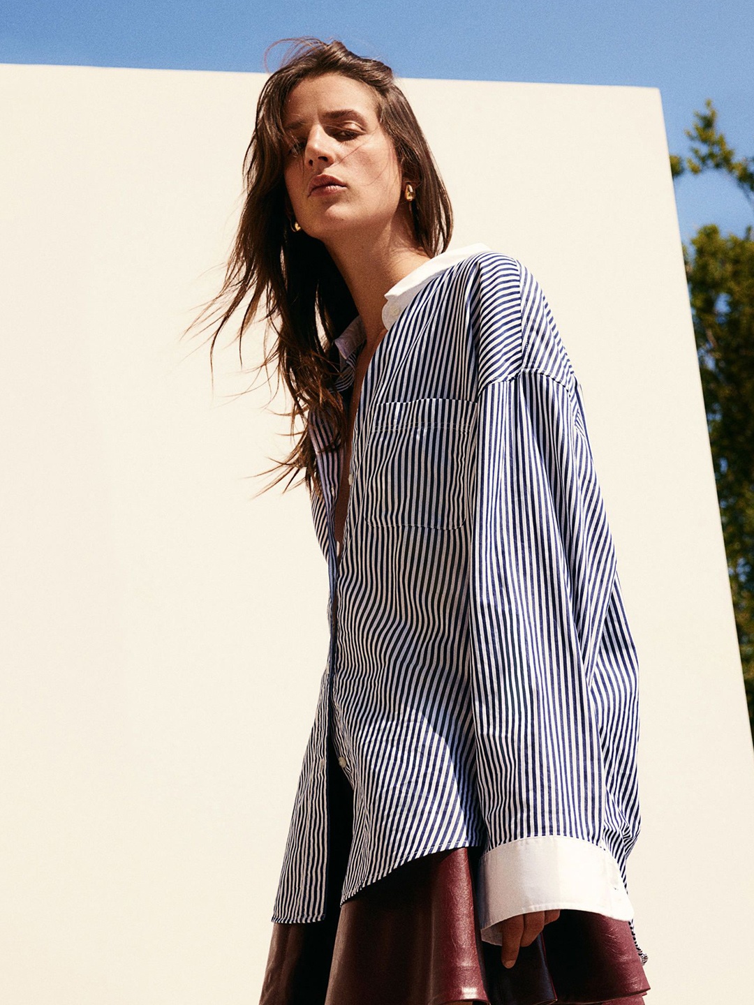 

H&M Oversized Shirt, Blue