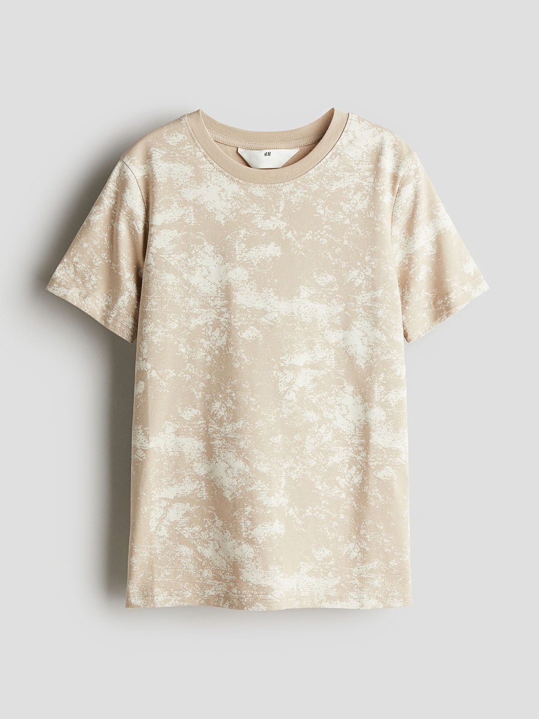 

H&M Boys Printed Cotton T-shirt, Beige