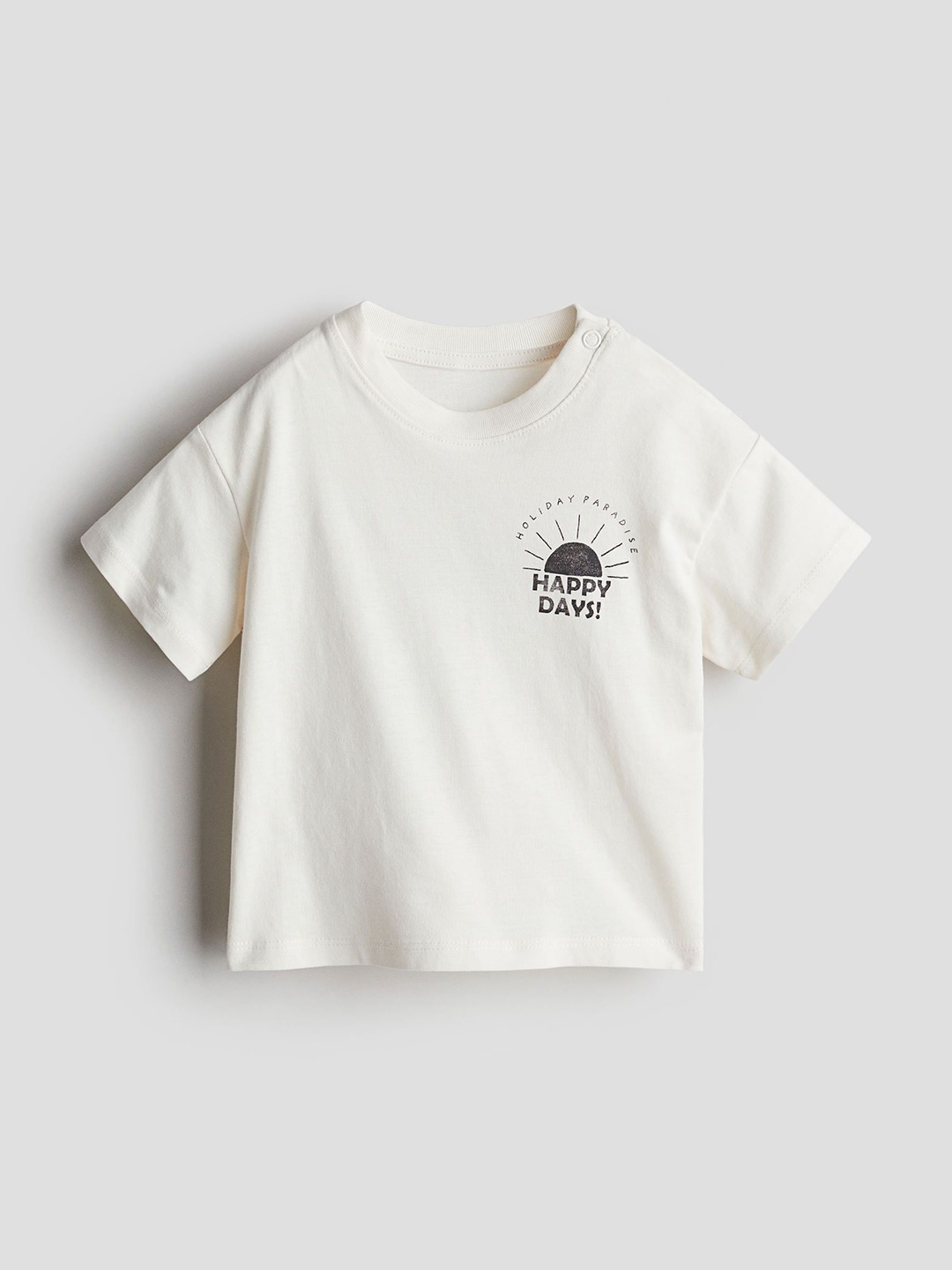 

H&M Infant Boys Cotton Jersey T-Shirt, White