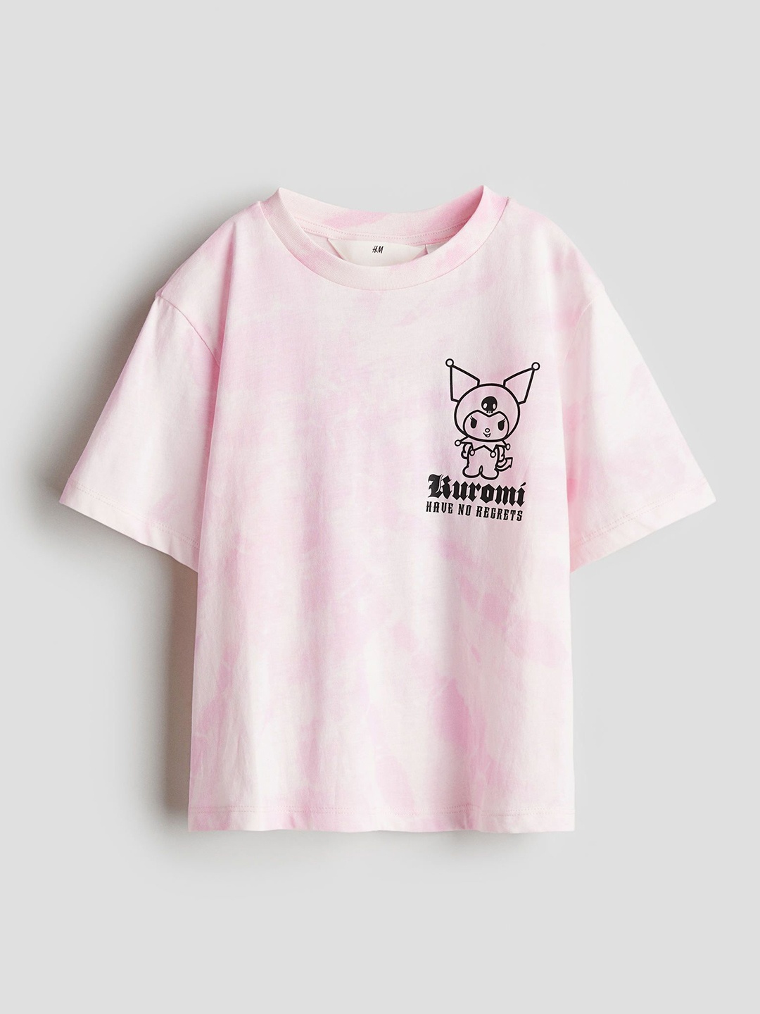 

H&M Girls Printed Pure Cotton T-Shirt, Pink