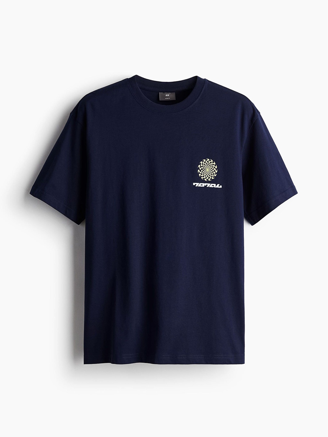 

H&M Loose Fit Printed T-shirt, Blue