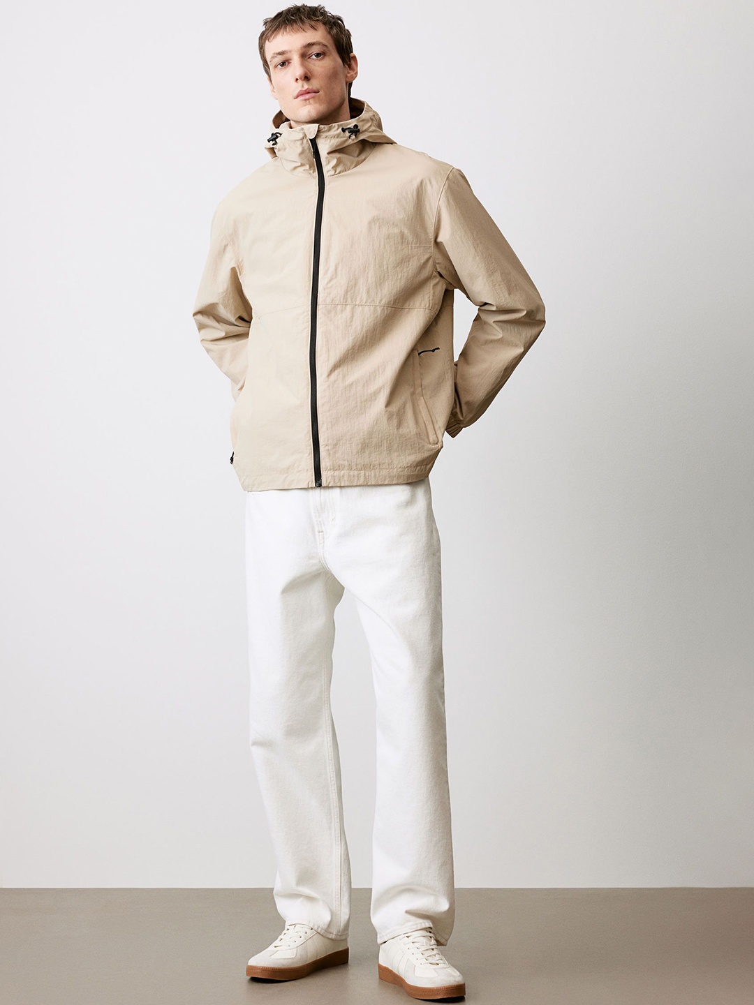 

H&M Windbreaker Jacket, Beige