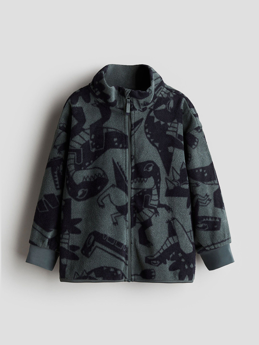 

H&M Girls Fleece Jacket, Green