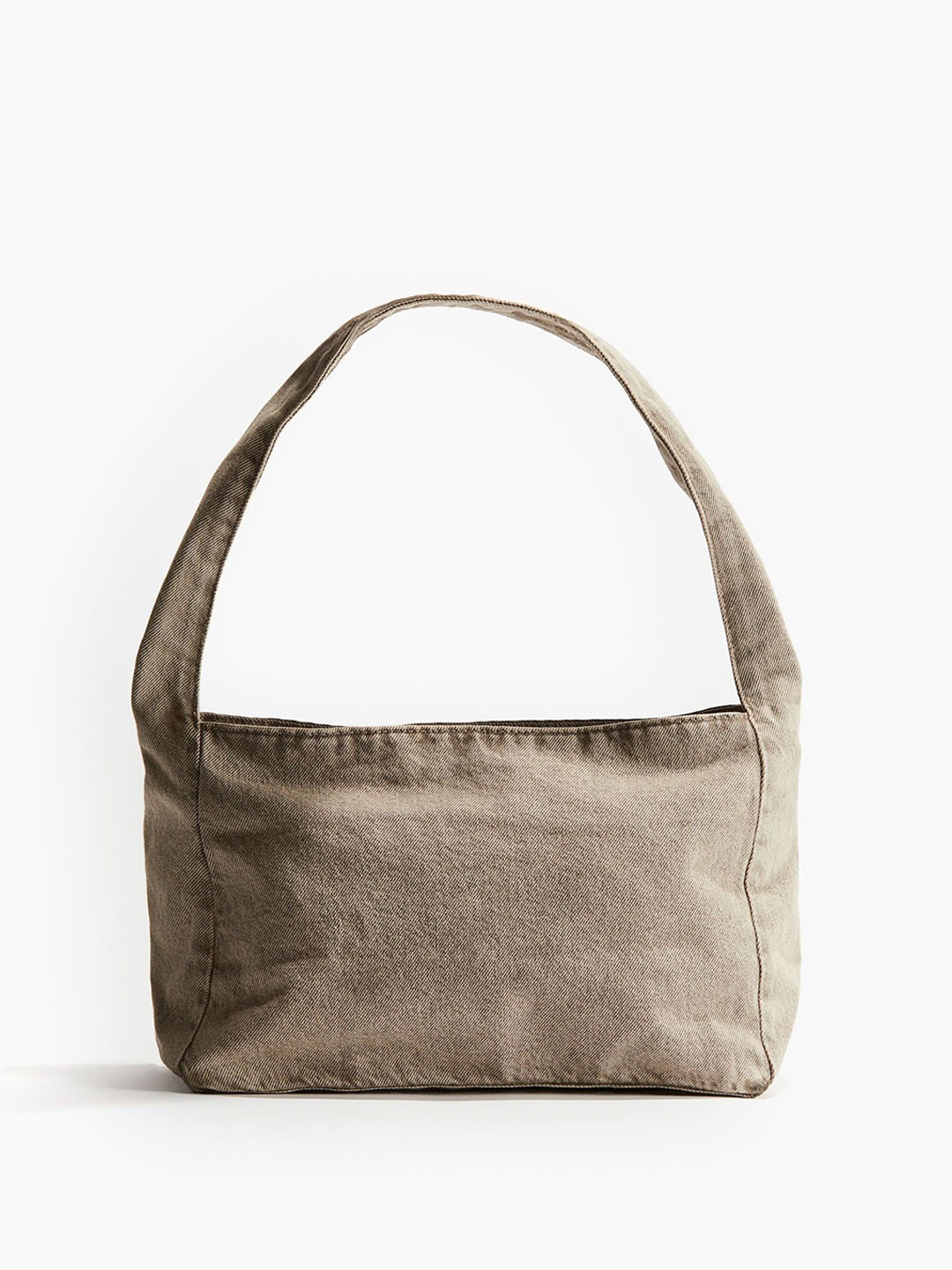 

H&M Twill Shoulder Bag, Beige