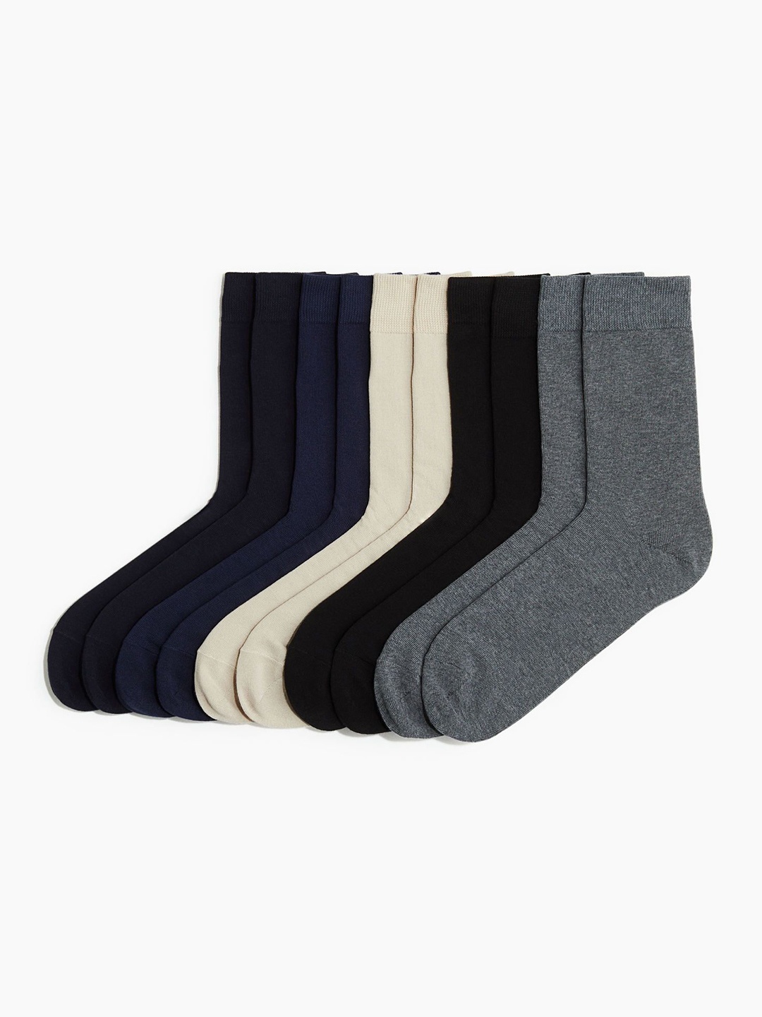 

H&M Men 10-Pack Socks, Beige
