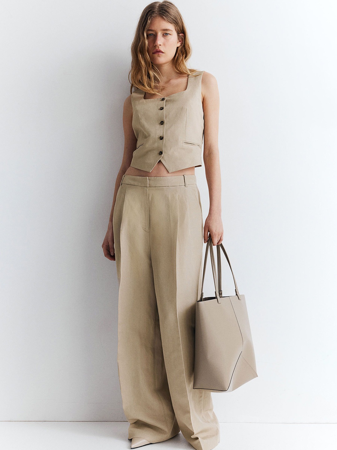 

H&M Shopper, Beige