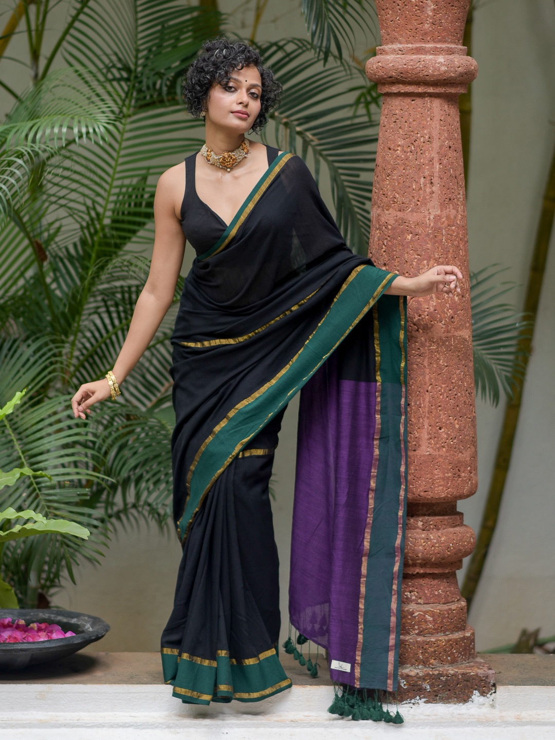 

Suta Saree, Purple