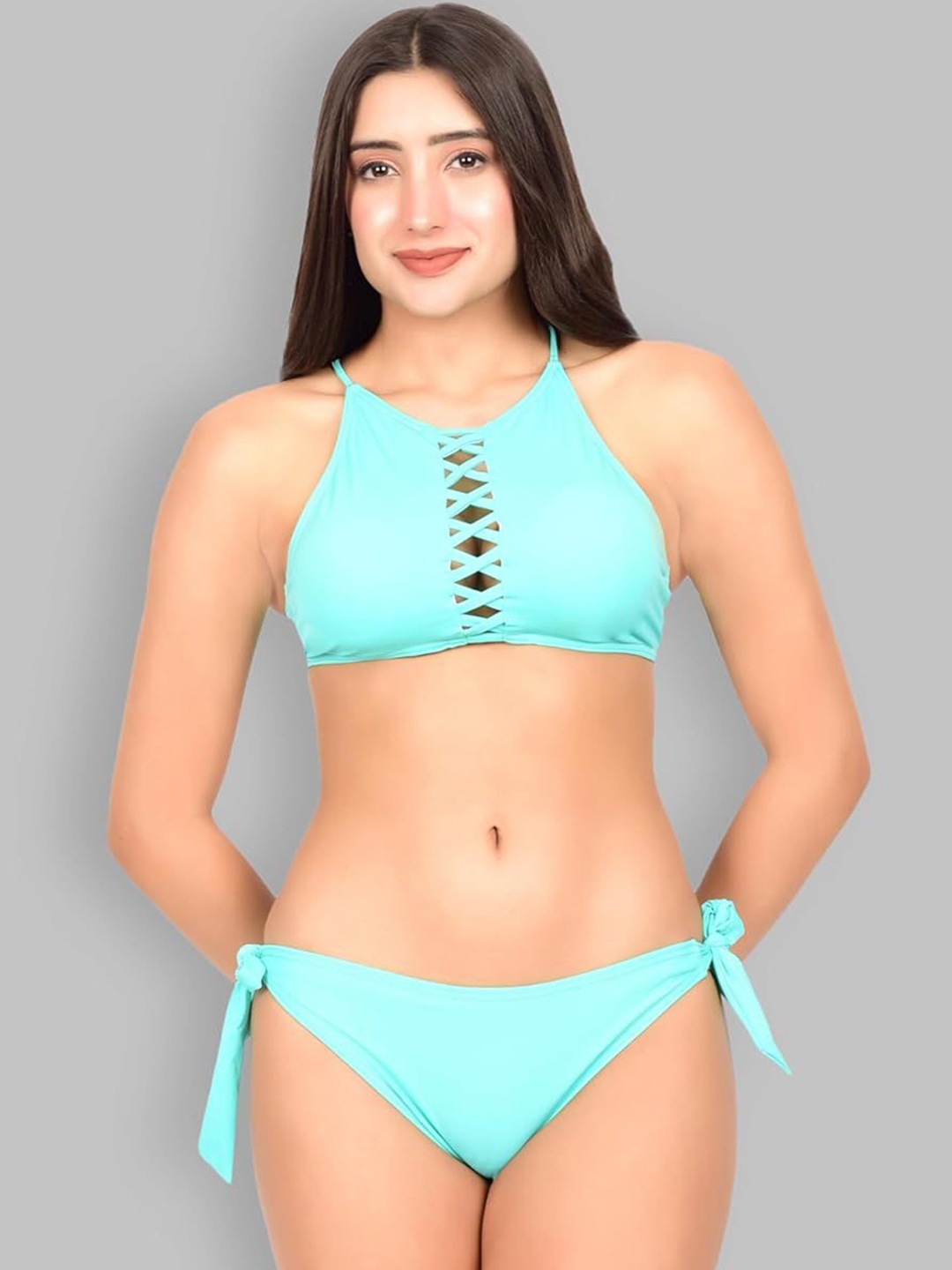 

bare dezire Swim Bikini Set BZ-SW-46-SEAGREEN-XS, Sea green