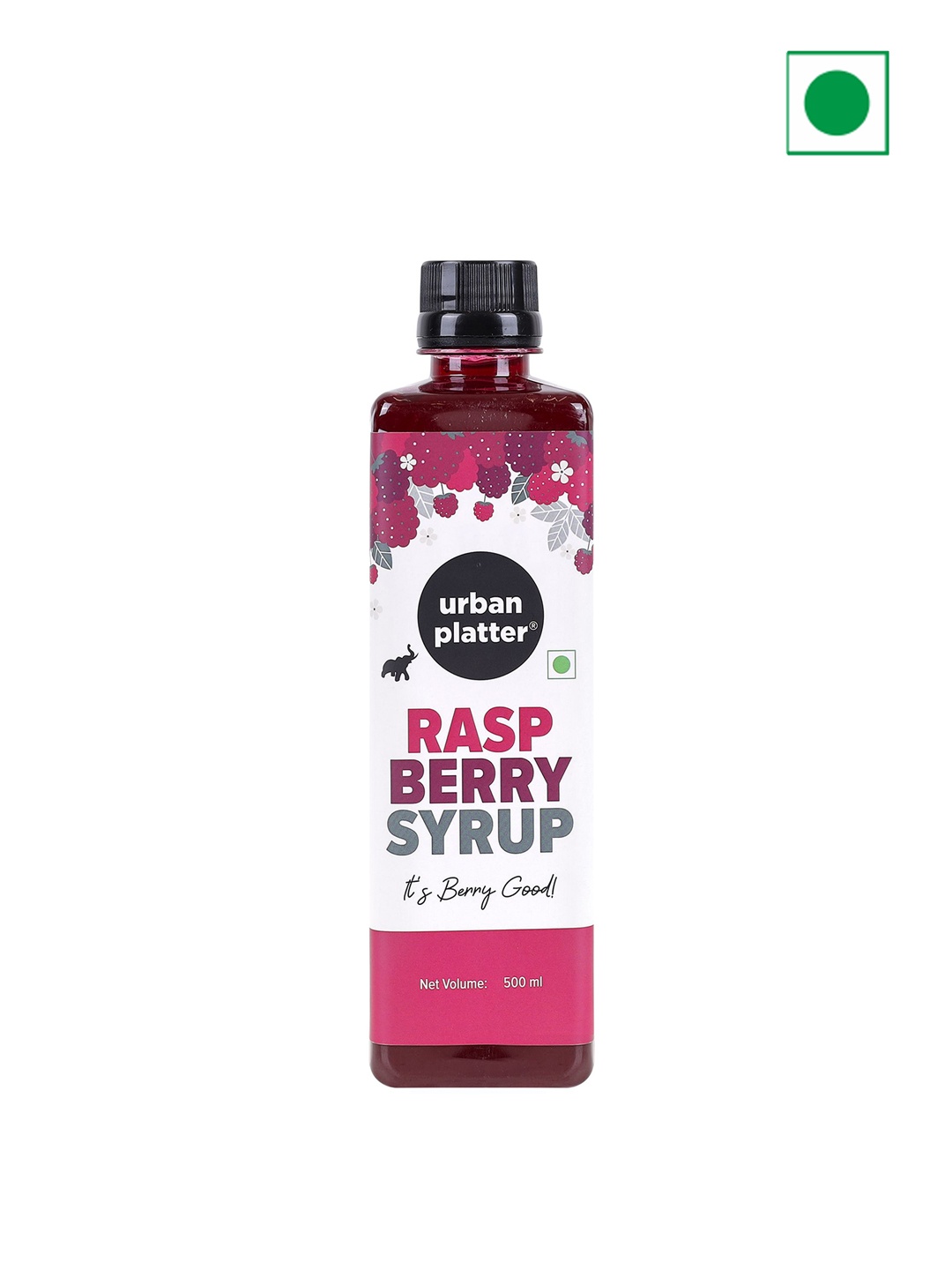

URBAN PLATTER Raspberry Syrup-500ml, Red
