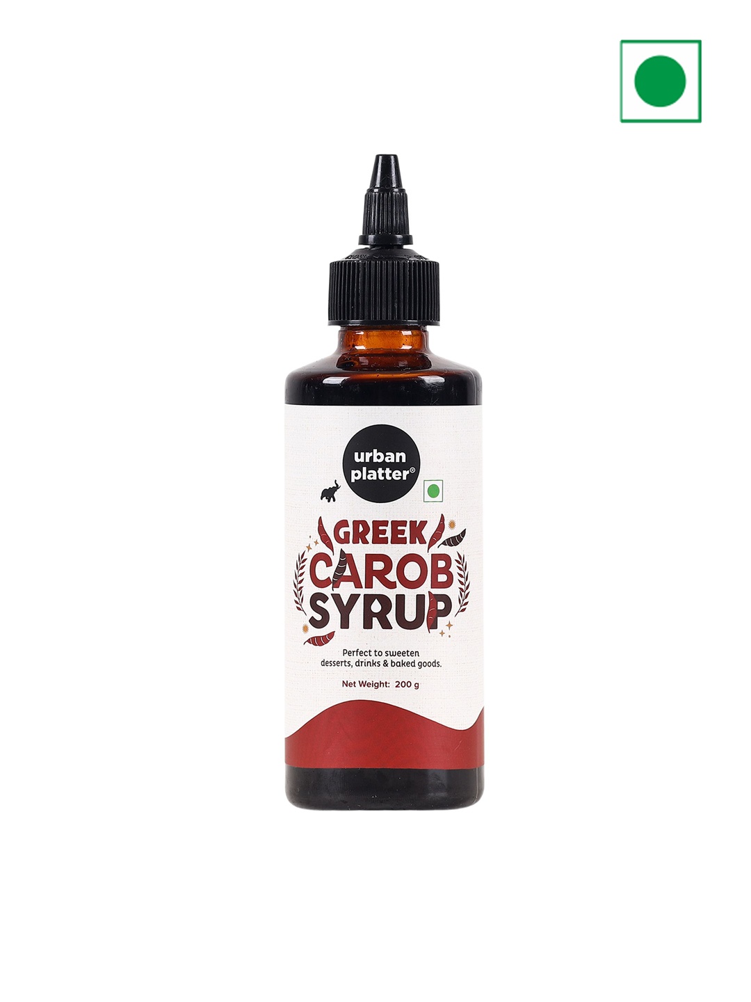 

URBAN PLATTER Greek Carob Syrup - 200 g, Brown