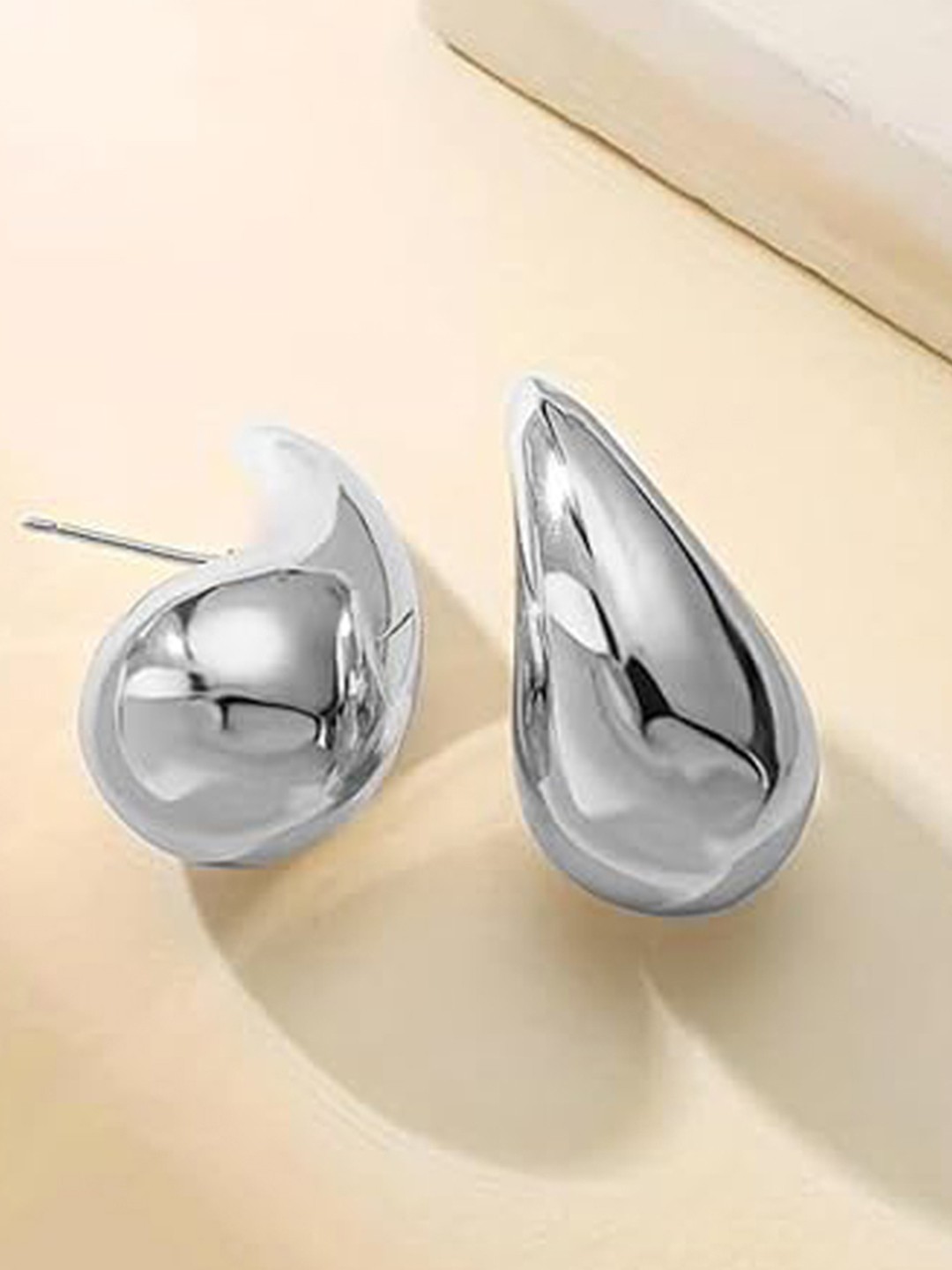 

925 SILLER 925 Silver Pure Silver Waterdrop Stud Earrings