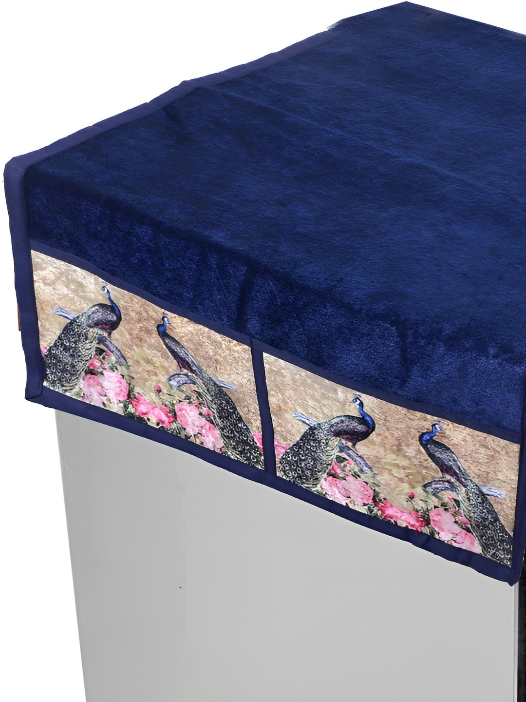 

Dakshya Industries Blue & Beige Printed Appliance Cover