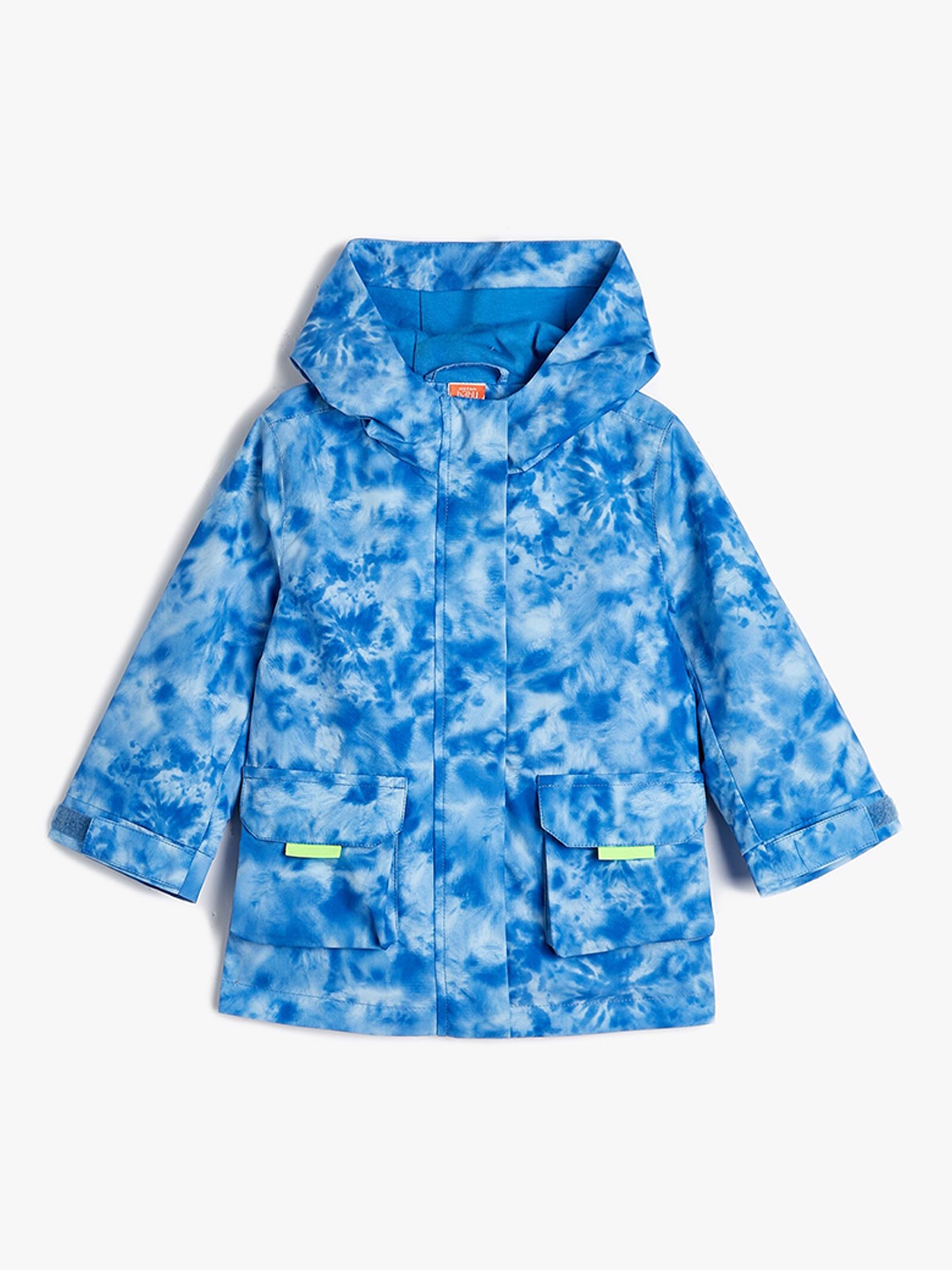 

Koton Boys Floral Polyester Longline Tailored Jacket, Blue