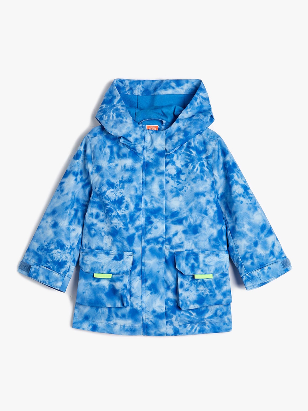 

Koton Boys Floral Polyester Longline Tailored Jacket, Blue