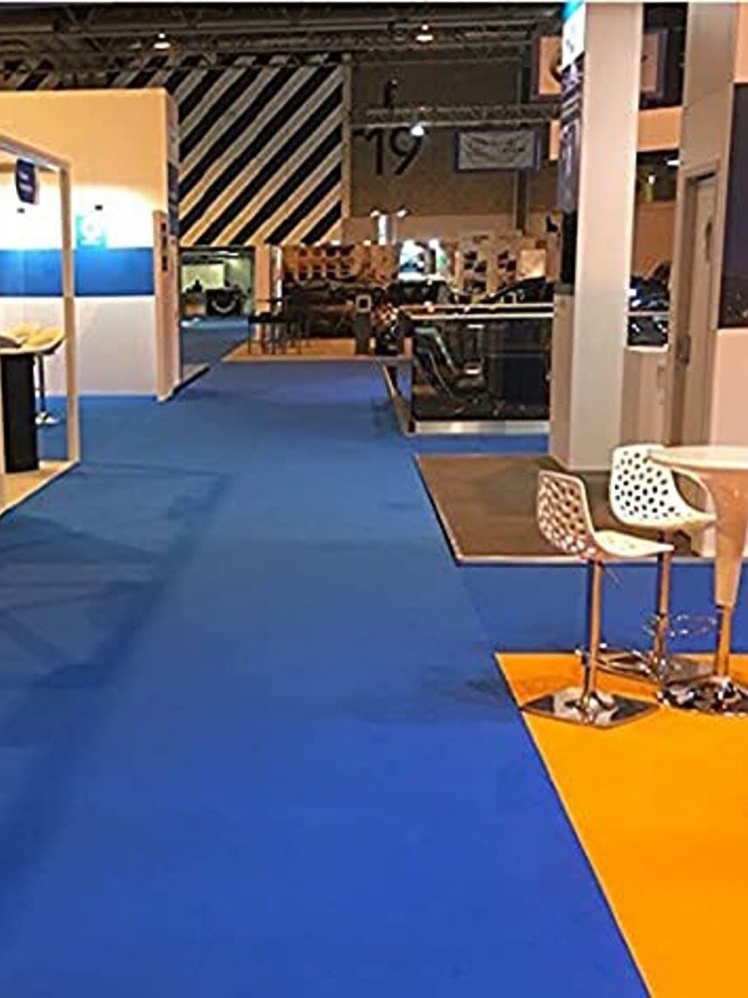 

Safiya Carpet Blue Solid Anti-Skid Nylon Carpets